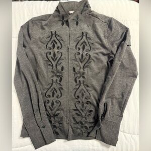 Naracamicie Charcoal Knit Fabric